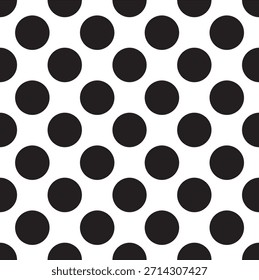 Monochrome Polka Dot nahtloses Muster Design für Damenmode Print, Mädchenmode, Baby, Tee, Karte, Poster oder andere Verwendungen