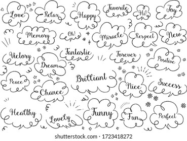 Monochrome pop speech bubble design