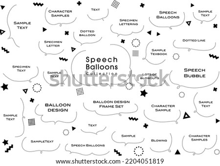 monochrome pop speech bubble design