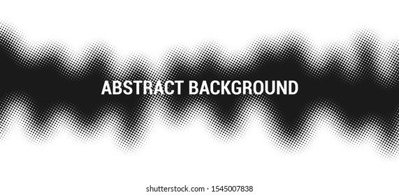 Monochrome printing raster. Abstract Halftone Gradient Background. Printing raster. Dotted illustration. Printing raster. Vector illustration