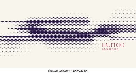 Monochrome printing raster. Abstract vector halftone background. monochrome texture of dots.