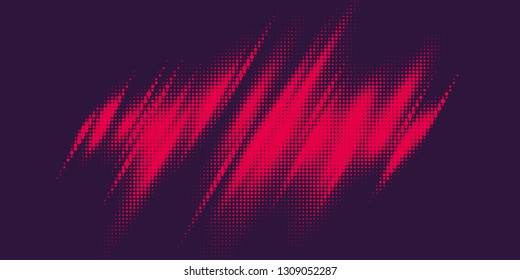Monochrome printing raster. Abstract vector halftone background.