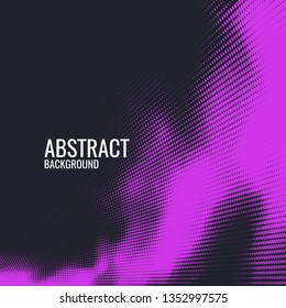 Tapa de impresión monocromática. Fondo de medio tono del vector abstracto.