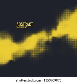 Monochrome printing raster. Abstract vector halftone background.