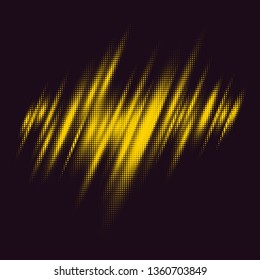 Monochrome printing raster. Abstract vector halftone background.
