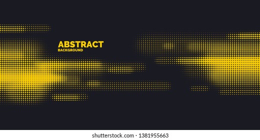 Monochrome printing raster. Abstract vector halftone background.