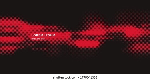 Monochrome printing raster. Abstract vector halftone background.