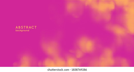 Monochrome printing raster. Abstract vector halftone background. 