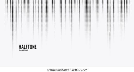 Monochrome printing raster. Abstract vector halftone background.
