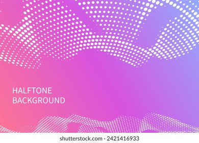 Monochrome printing raster. Abstract vector halftone background.