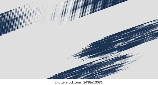 Monochrome printing raster, abstract vector halftone