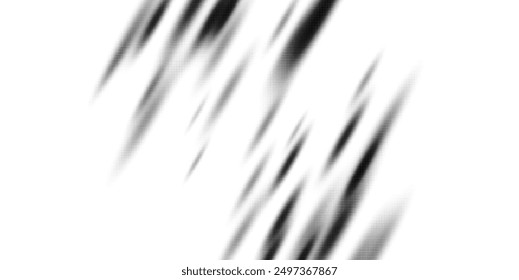 Monochrome printing raster. Abstract vector halftone background. Black and white texture of dots.