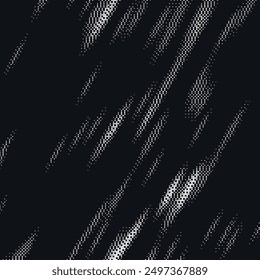 Monochrome printing raster. Abstract vector halftone background. Black and white texture of dots.