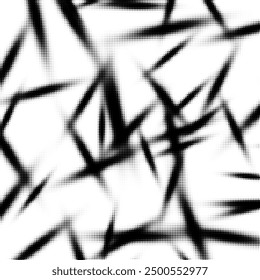 Monochrome printing raster. Abstract vector halftone background. Black and white texture of dots.