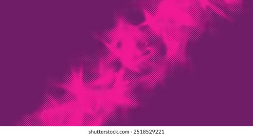 Varredura de impressão monocromática. Plano de fundo de meio-tom de vetor abstrato. Um fundo abstrato que consiste de partículas redondas.