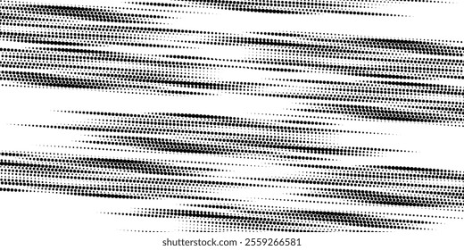 Monochrome printing raster, abstract vector halftone background.