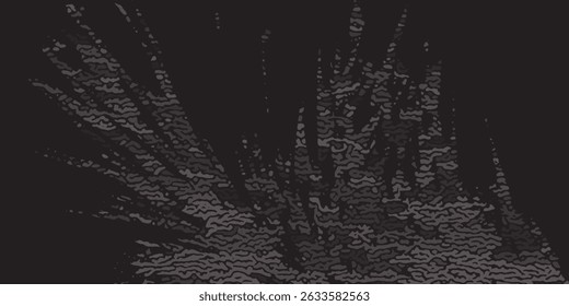 Varredura de impressão monocromática. Vetor abstrato Fundo de meio-tom. padrões de captura de vetor