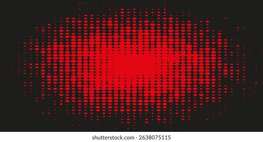 Monochrome printing raster. Abstract vector halftone background.