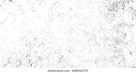 Monochrome printing raster, abstract vector halftone background. 