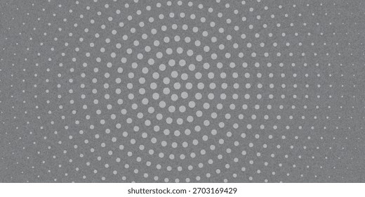 Schwarzweiß-Druckraster, abstrakter Vektor-Halbtonhintergrund.