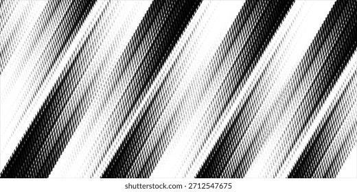 Schwarzweiß-Druckraster, abstrakter Vektor-Halbtonhintergrund.