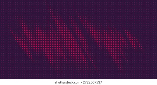Trama de impresión monocromática. Fondo de semitono de Vector Abstractas.