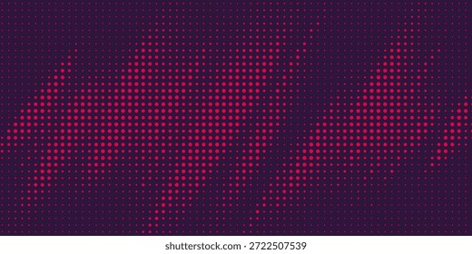 Trama de impresión monocromática. Fondo de semitono de Vector Abstractas.