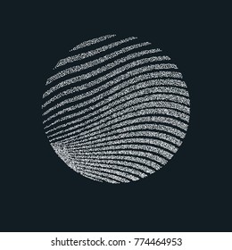 Monochrome printing raster. Abstract vector background. Black and white texture of dots.