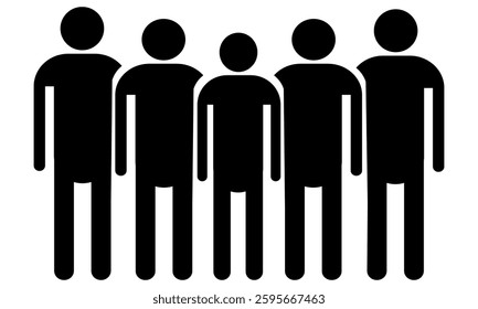 Monochrome Profile icon. Avatar icons set. Male and female head silhouettes.  User icon vector set. Person icon, User icon for web site,  illustration, Persons symbol eps10 33