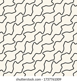 Monochrome Puzzle Striped Textured Pattern