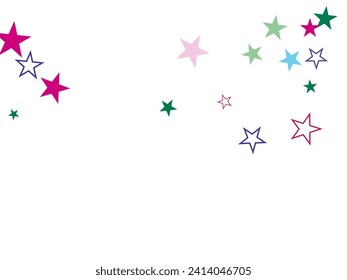  Monochrome randomly abstract vector texture with stars  Christmas starlight poster backdrop.
