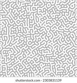 Monochrome reaction diffusion organic turing pattern background
