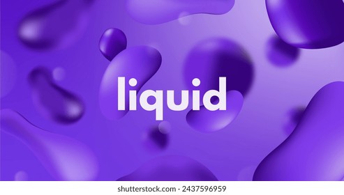 Monochrome realistic liquid effect background vector design in eps 10