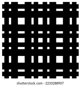 
Monochrome Wiederholung Muster.schwarz-weißer brüchiger Hintergrund.Abstraktes Halbtonmuster.