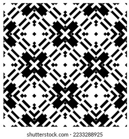 
Monochrome Repeat Pattern.black and white grunge background.Abstract halftone pattern.