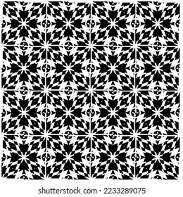 Monochrome Repeat Pattern.black and white grunge background.Abstract halftone pattern.