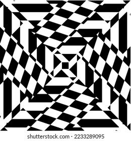 
Patrón de repetición monocromo.fondo negro y blanco.Patrón de semitonos abstracto.