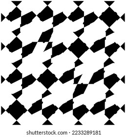 Patrón de repetición monocromo.fondo negro y blanco.Patrón de semitonos abstracto.