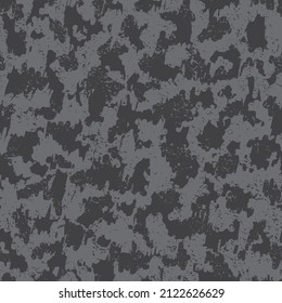 Monochrome Repeated Fashion Vector Backdrop. Light Seamless Army Graphic Pattern. White Camouflage Seamless Pattern. Silver Repeated Digital Graphic Background. Camouflage Texture