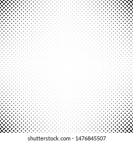 Monochrome repeating halftone ellipse pattern background design - abstract vector graphic design