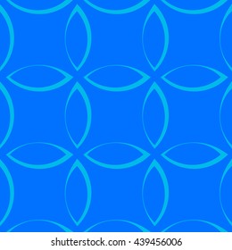 Monochrome repetitive pattern with petal / flower / leaf shapes. Simple texture for nature related concepts or as generic decorative background