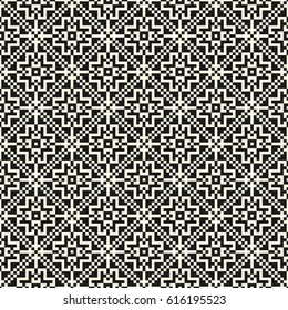 Monochrome repetitive traditional vector background Ethnic diamonds seamless pattern.