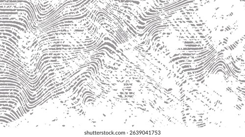Monochrome Ripple Texture: A High-Contrast Abstract Pattern with Distressed Lines, Perfect for Modern Design and Background Applications with a Wavy and Dynamic Aesthetic