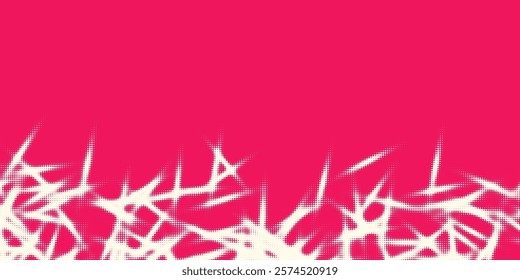 Monochrome round particles on a background. Abstract background. Halftone background