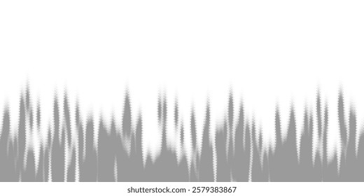 Monochrome round particles on a background. Abstract background. Halftone background.