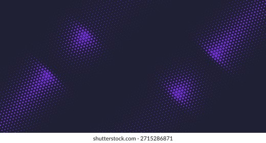 Partículas redondas monocromáticas sobre un fondo oscuro. Antecedentes Abstractas. Fondo de semitono.