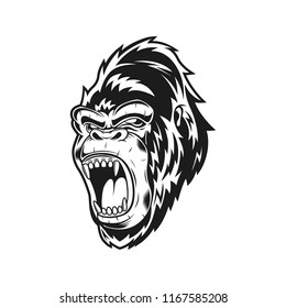 1,838 Screaming gorilla Images, Stock Photos & Vectors | Shutterstock