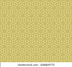 monochrome seamless arabic background. vector illustration. for design