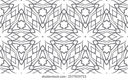 monochrome seamless arabic background. vector illustration. for design