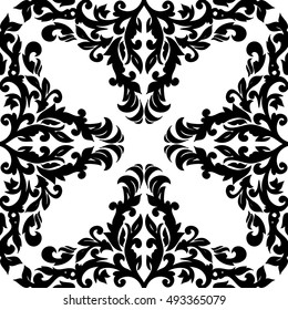Monochrome seamless background to design your text